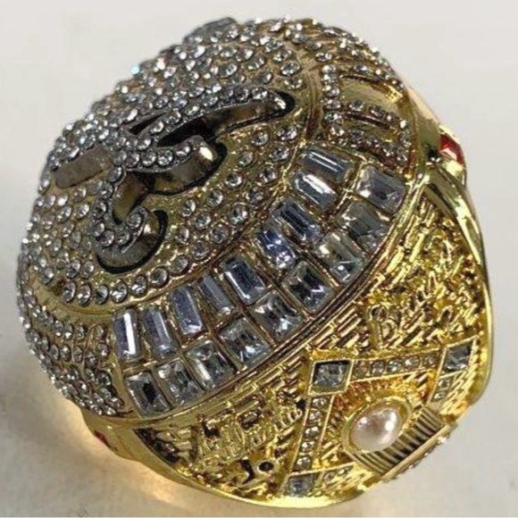 Atlanta Braves Replica Gold and Silver World Series 2021 Championship Ring 11 - Picture 4 of 11